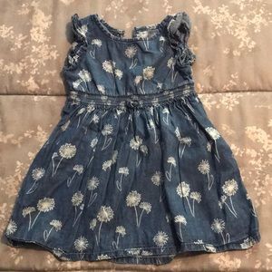Gymboree 18-24M Toddler denim pattern dress.